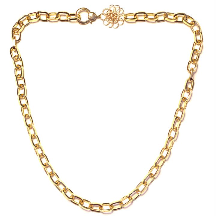 Collar grueso con clip de cadena de 40,6 cm para venta al por mayor de CassandraCollections