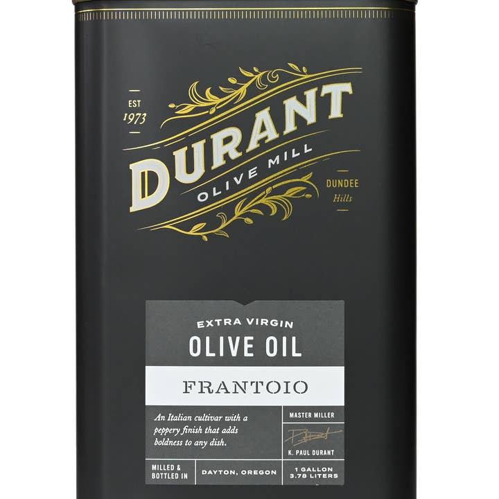 Durant - Wholesale Olive Oil - 1 Gallon Frantoio Extra Virgin Olive Oil