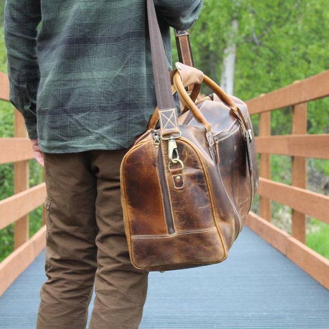 Kodiak Leather – wholesale Duffelväskor – Unisex – 30L Weekender Duffel4