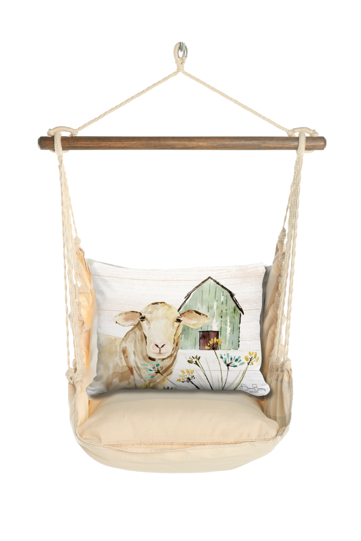 Magnolia Casual - Wholesale Swing Set - Hammock Swing 4-Piece Set indoor / outdoor - Magnolia Stripe1