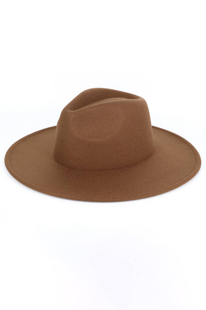 Hana - Wholesale Fedora - Women's - Solid Plain Panama Hat1