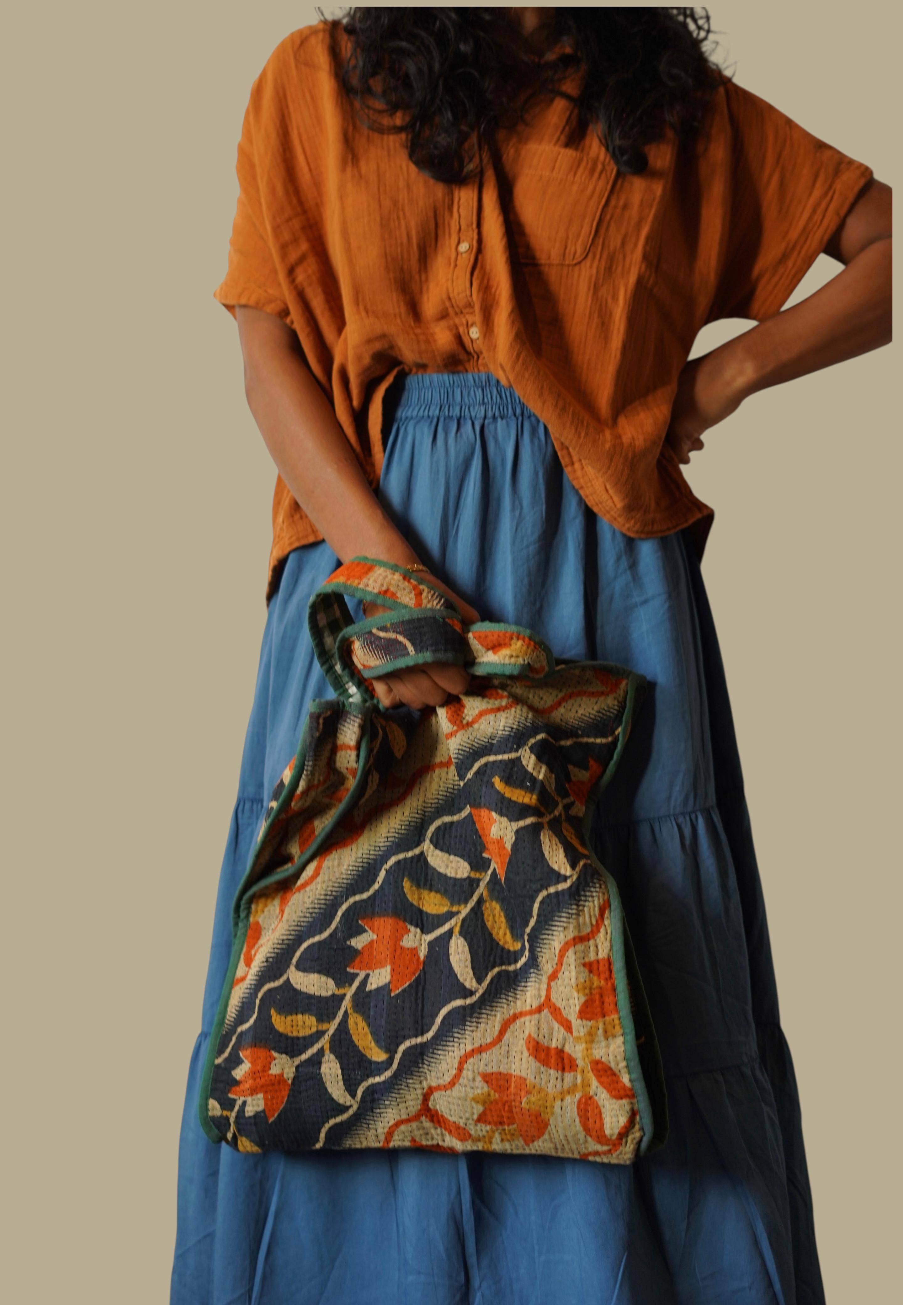 Annahmol - Wholesale Tote Bag - Women's - Vintage Textile one of a kind Cotton Totes10