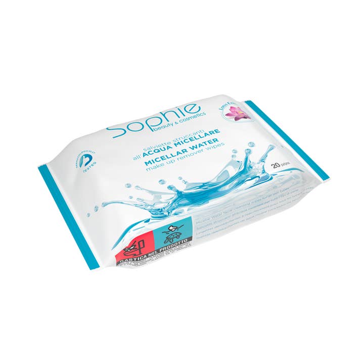 A+CURE - Wholesale Face & Body Wipes - Sophie Micellar Water Makeup Remover Wipes 20 Pcs0
