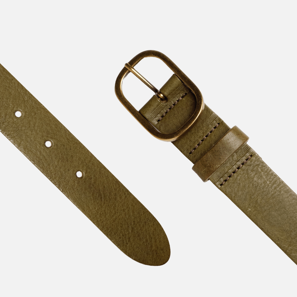 Amsterdam Heritage Leather Belts, Bags, Jackets & Apparel - Vente Ceinture – femme - Marin | Ceinture en cuir doré à boucle ovale pour femmes21