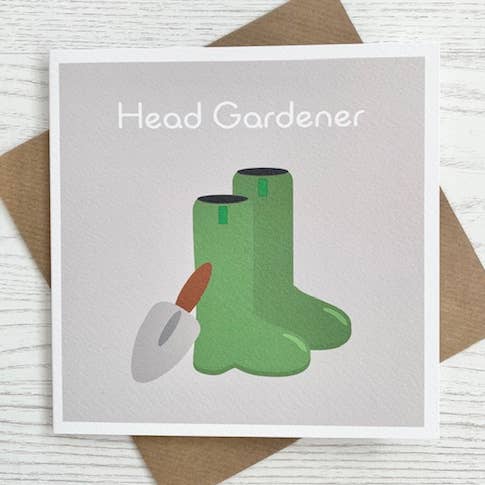 Head Gardener Birthday / Father's Day Card for wholesale by Popsy & Plum