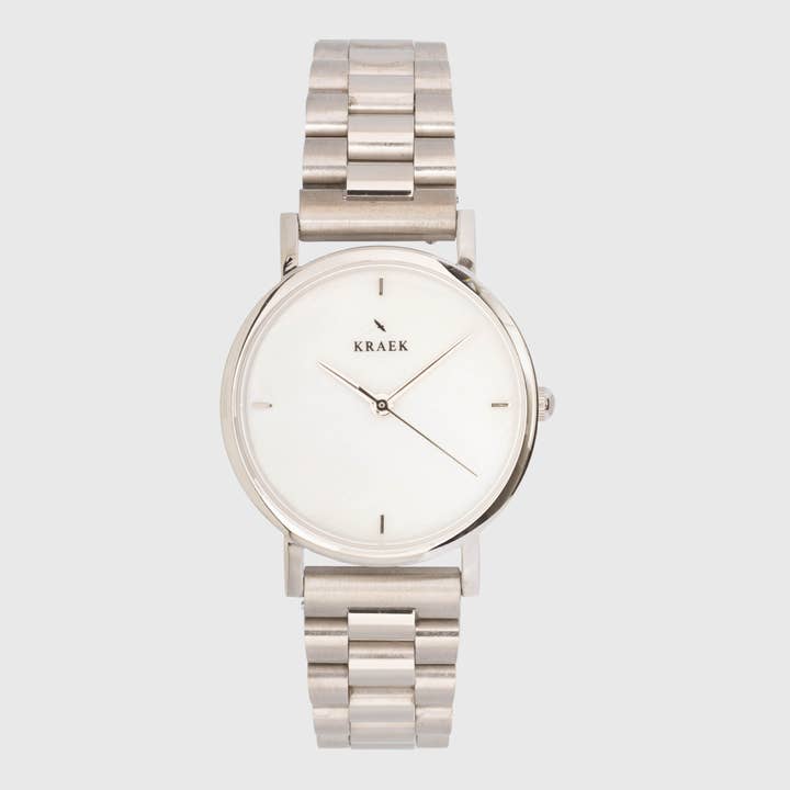 Nina | Silver | Steel | 32 mm for wholesale by KRAEK Watches
