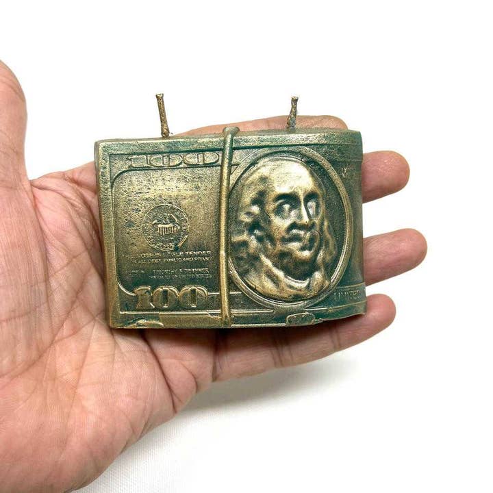 Vrinda - Wholesale Novelty Candle - Candle Dollar Small (double wick)2