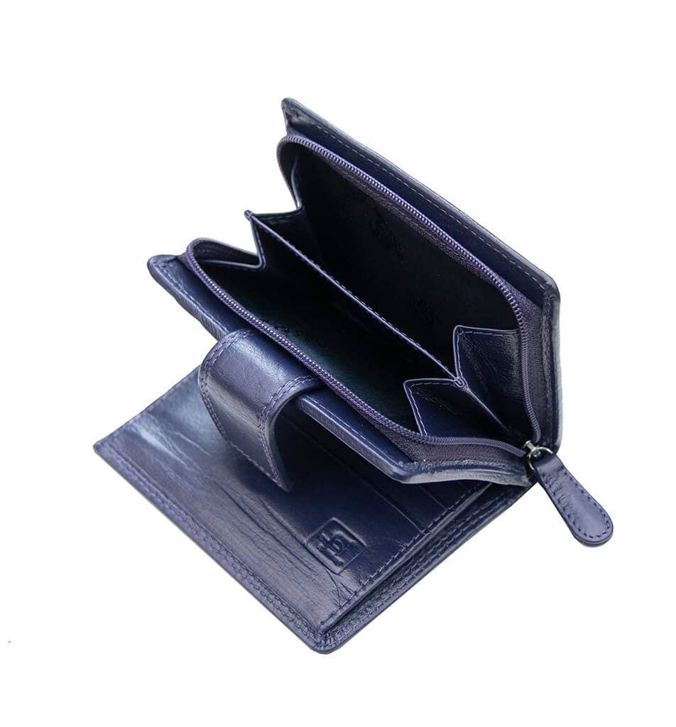 PRIMEHIDE - Vente Portefeuille – femme - Petit sac à main en cuir à trois volets Verona - 231115