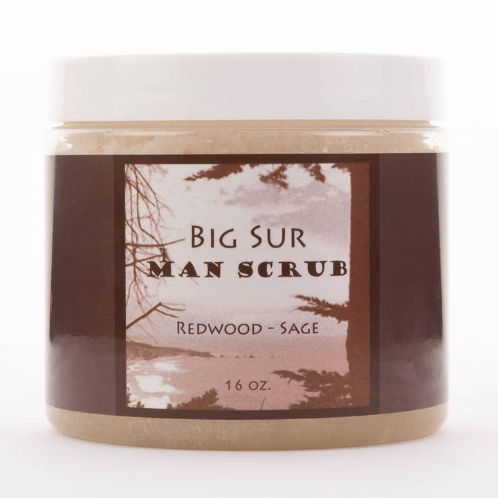 Big Sur Man Scrub (Salt) for wholesale by Lucia Apothecary, LLC