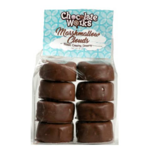Chocolate Works - Wholesale Chocolate Covered Sweets - Milk Chocolate Marshmallow Clouds