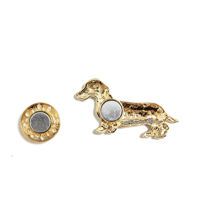 AMORINO SRL - Venta al por mayor Broches - Pin magnético de esmalte con diseño de perro - SW2464B6733