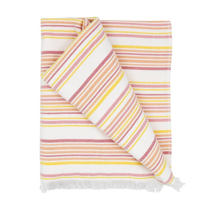 Fouta personnalisée pour enfant et adulte - Tangerine pour la vente par L'Oiseau Bateau