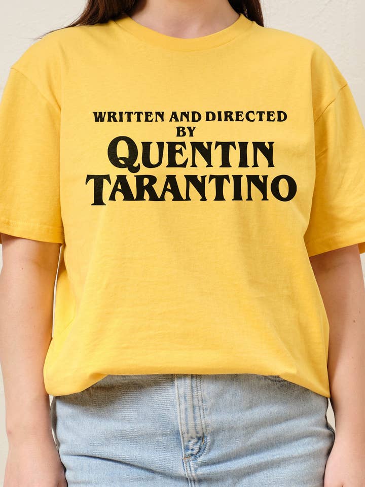 Threadheads - Wholesale Screen printed t-shirt – Women′s - Written and Directed by Quentin Tarantino T-Shirt0