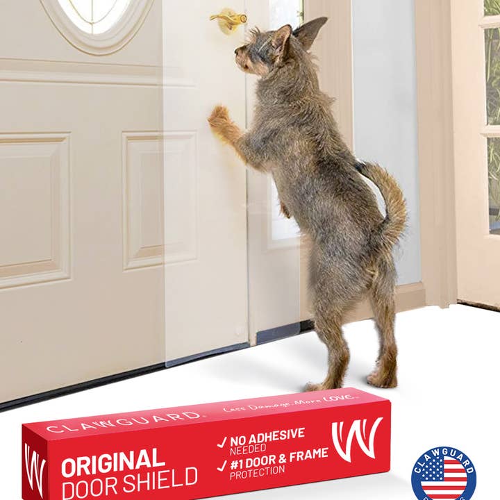 CLAWGUARD - Wholesale Pet Paw Protection - Original CLAWGUARD Door Shield - Door, Door Frame and Wall Protection0