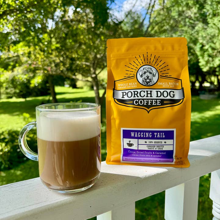 Wagging Tail - Medium Roast Whole Coffee Beans for wholesale by Porch Dog Coffee