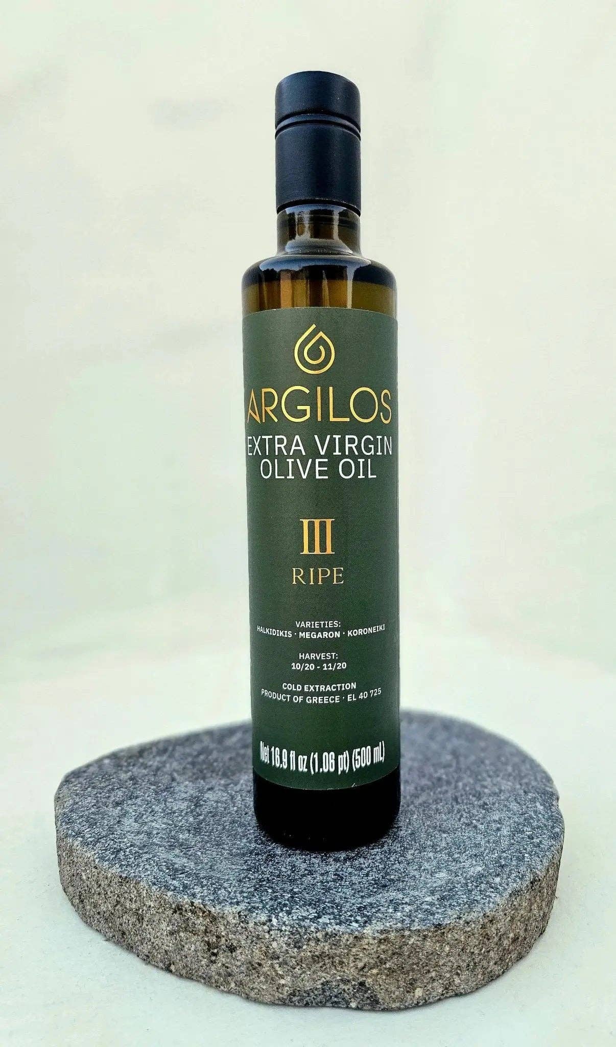 ARGILOS - Wholesale Olive Oil - ARGILOS III RIPE Greek Extra Virgin Olive Oil (500ml)7