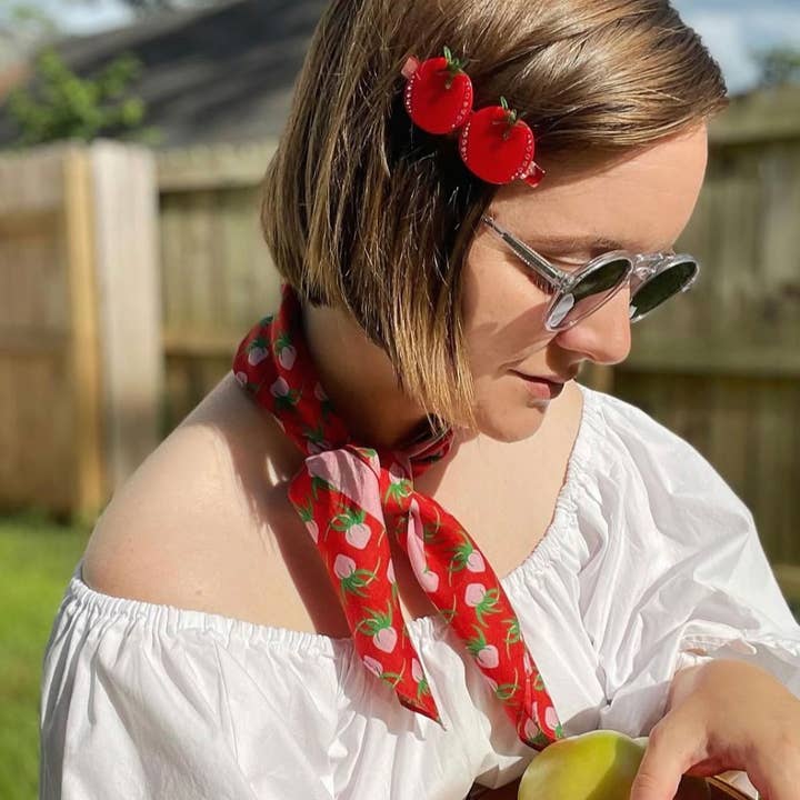 Centinelle - Wholesale Hair Clip - Women's - Tomatoes - Hair Barrette