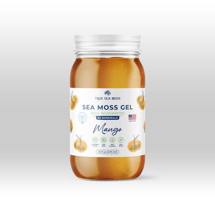 TrueSeaMoss - Wholesale Oral Supplement/Vitamin - MANGO SEA MOSS GEL