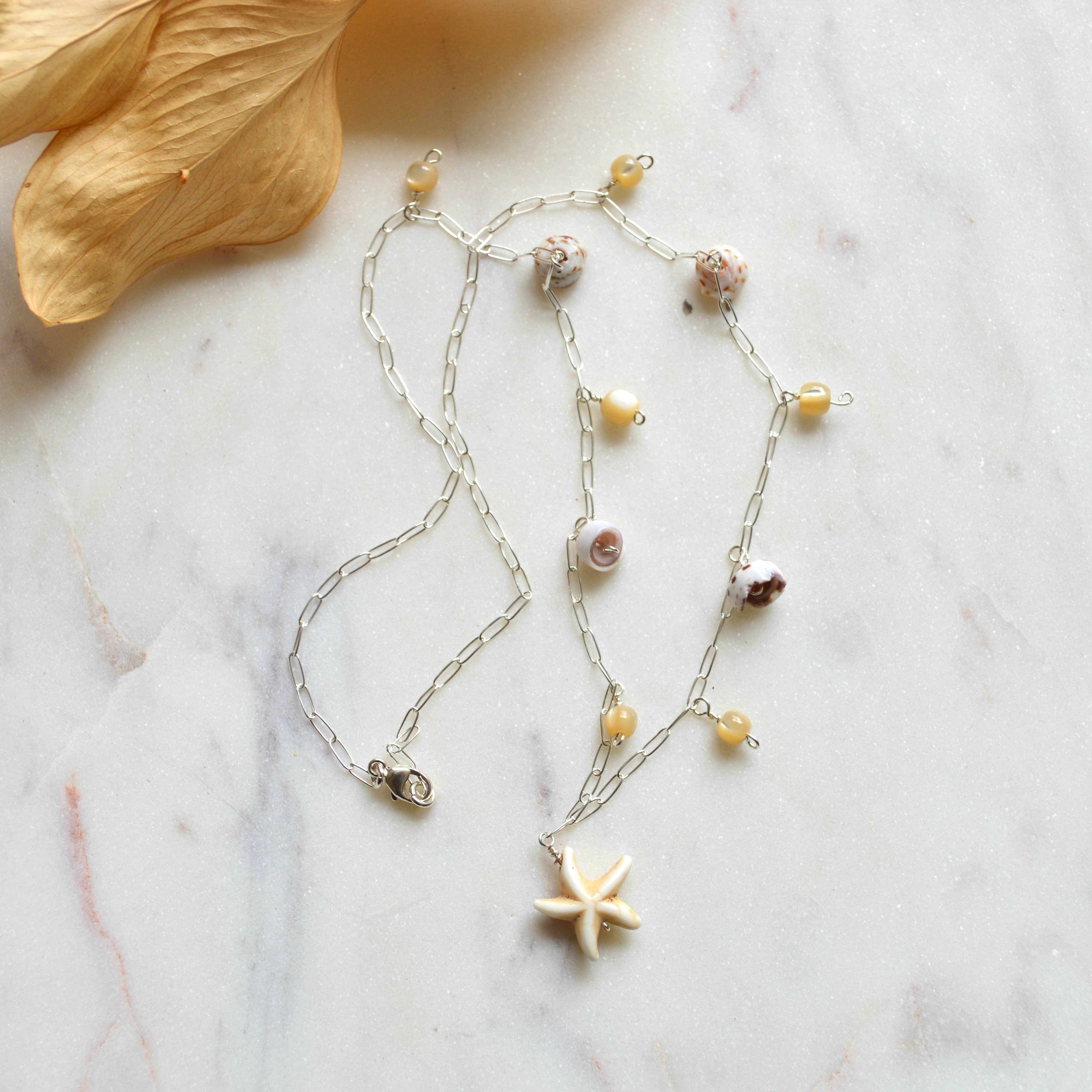 Salty But Sweet - Wholesale Pendant/Charm Necklace - Star Shell Necklace2