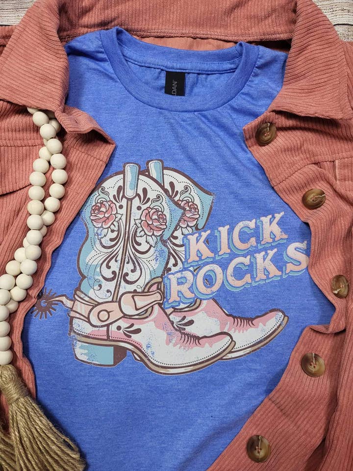 Camiseta Kick Rocks para venta al por mayor de Wanderlust Designs Wholesale