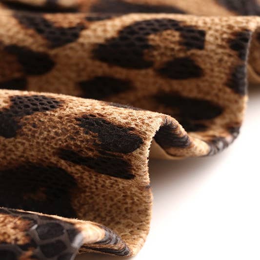 Multi-farvet BL095 Elegant Leopard Blazer: Slank, Stilfuld, Elegant for engroshandel på Faire11