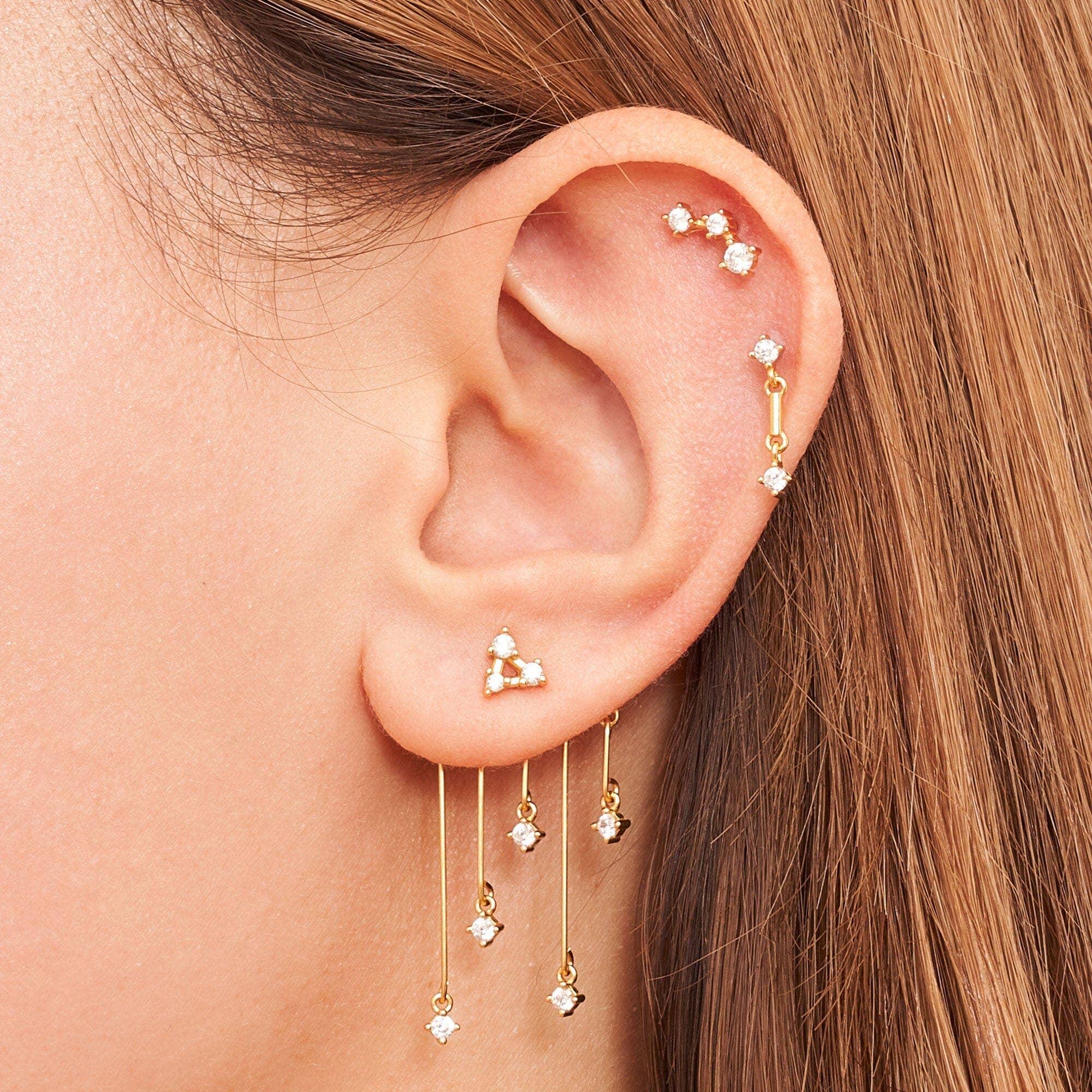 Nébuleuse Bijoux - Wholesale Single Earring - Lyra Blanche7