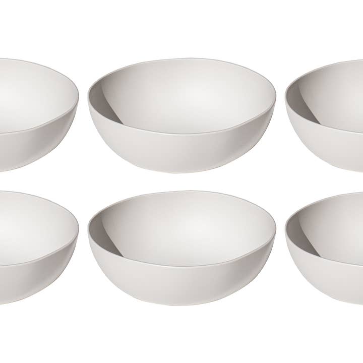 NatureOne Craft Coupe skål, 7.1", mjuk vit, 37 oz, matt för wholesale av TarHong
