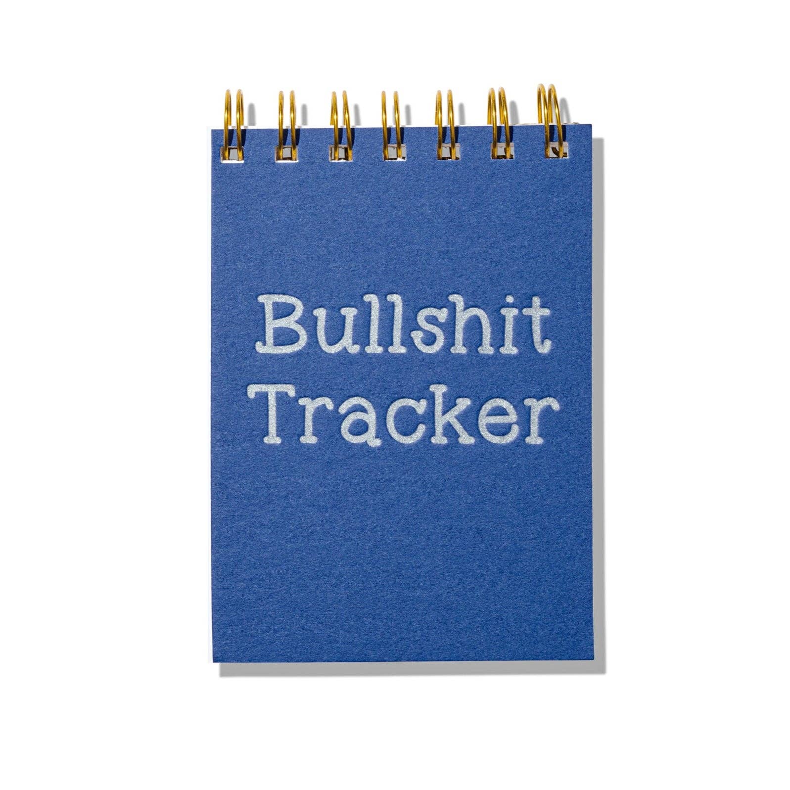 La Folie Press - Wholesale Notebook - Bullshit Tracker Mini Letterpress Jotter Notebook