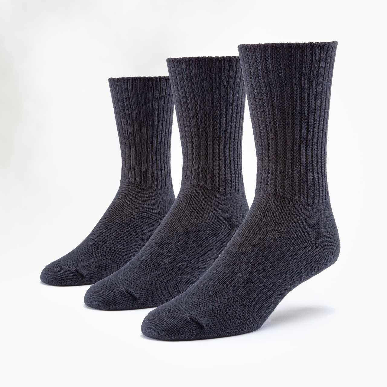 Maggie's Organics - Wholesale Socks - Unisex - Organic Cotton Classic Crew 3 Pak1