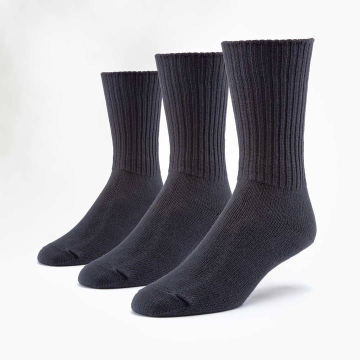 Maggie's Organics - Wholesale Socks - Unisex - Organic Cotton Classic Crew 3 Pak1