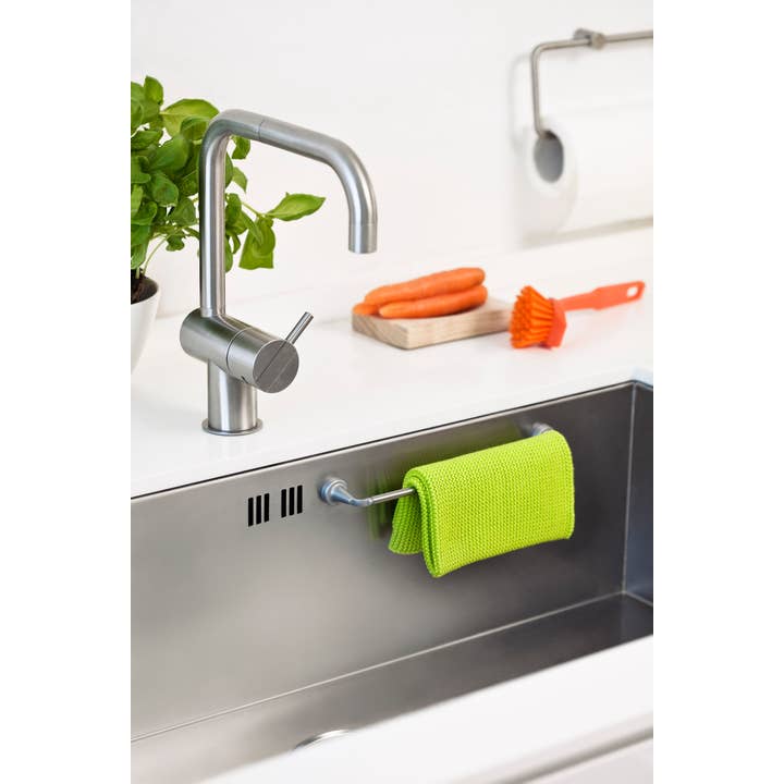 Trendy Tripper - Vente Filtre/bouchon d'évier - Porte-torchons Reenbergs en acier inoxydable standard pour évier en acier inoxydable2