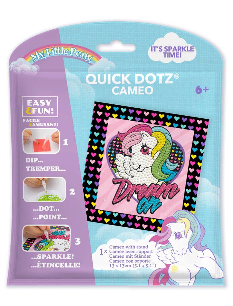 Toysmith - Wholesale DIY Craft Kit - Kids - Diamond Dotz MLP Retro - Dream on0