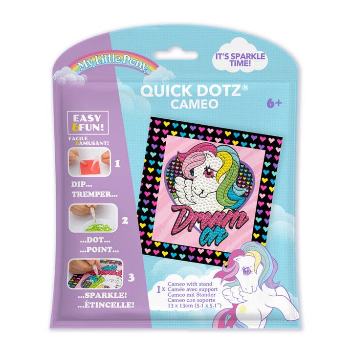 Toysmith - Wholesale DIY Craft Kit - Kids - Diamond Dotz MLP Retro - Dream on