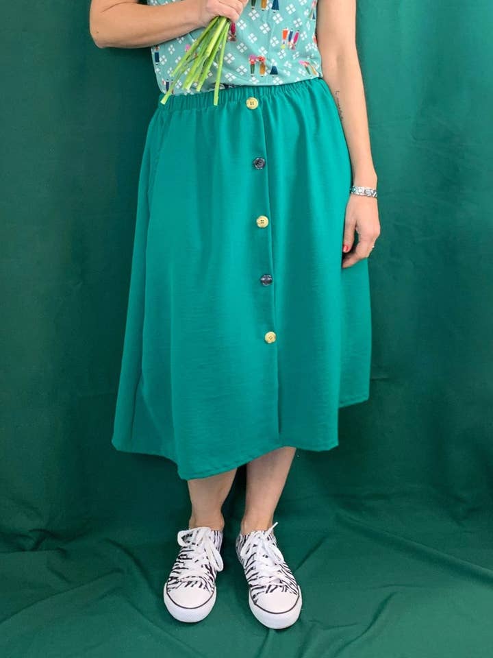 Gonna semplice Ara - Emerald per la vendita all'ingrosso da parte di La Compiano