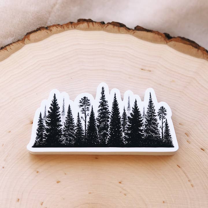 Treescape Line - Waterproof Nature Sticker for wholesale by Kaari & Co.