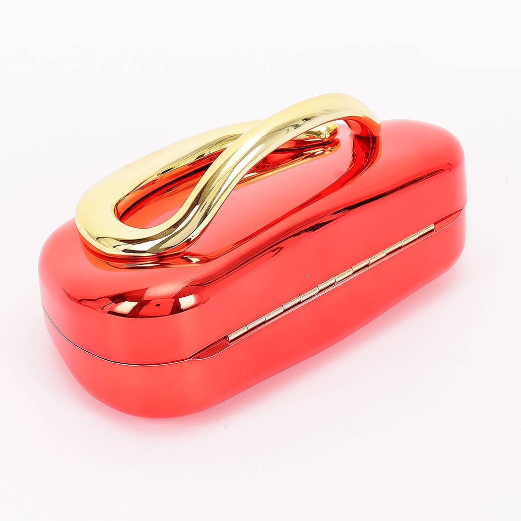 3AM BY H&D ACCESSORIES – wholesale Clutch bag – women's – Metallic Frame Clutch5