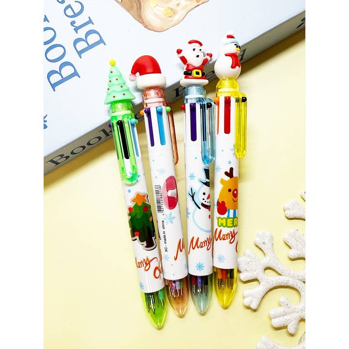 Christmas Multi Color Ball Point Pen for wholesale on Faire1