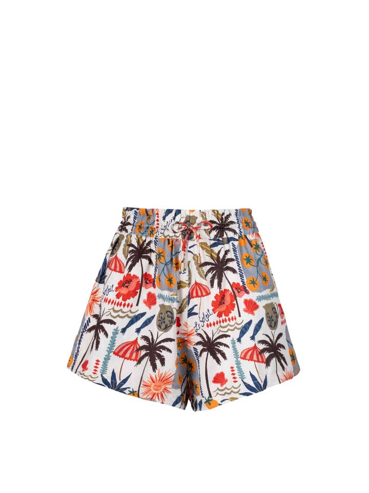 Vicki Shorts In Riviera for wholesale by Change of Scenery