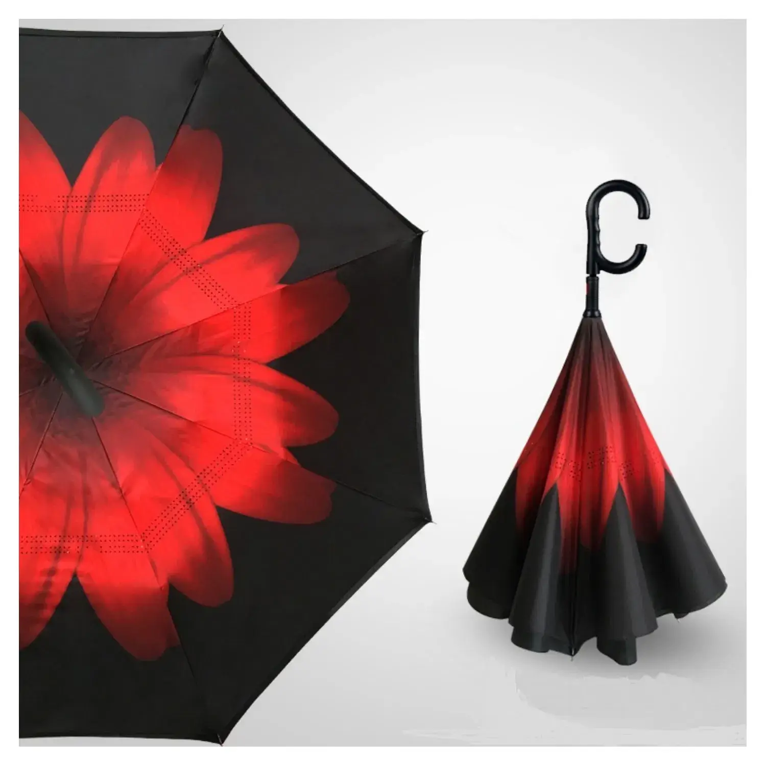 Superbia - Wholesale Umbrella - Women's - Inverted Automatic-Opening Printed Upside Down Umbrella3