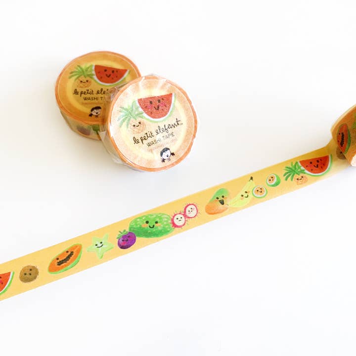Le Petit Elefant - Wholesale Washi Tape - Tropical Fruit Washi Tape0
