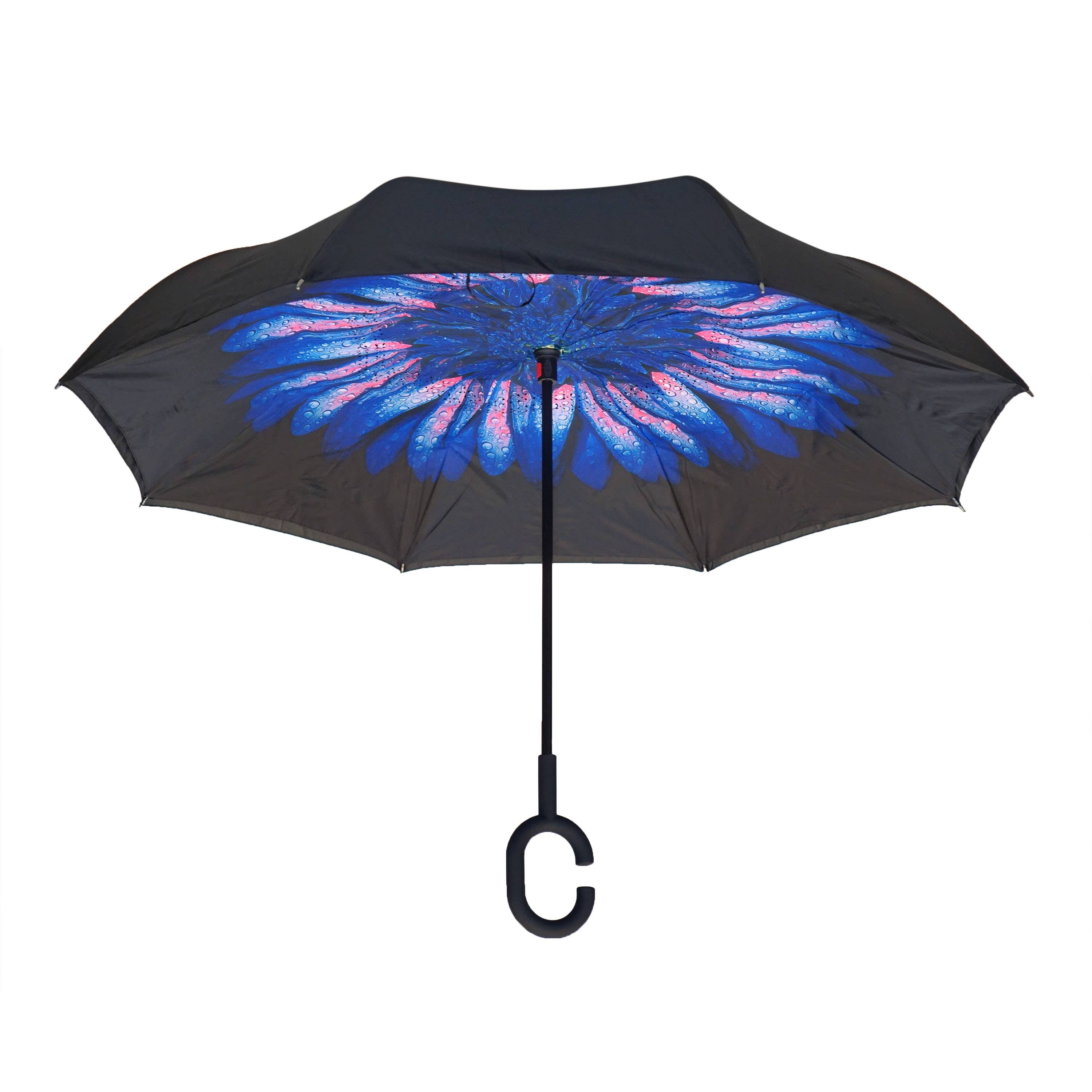 Calla Products - Wholesale Umbrella - Unisex - Inverted Umbrella – Topsy Turvy Floral Design Prints5
