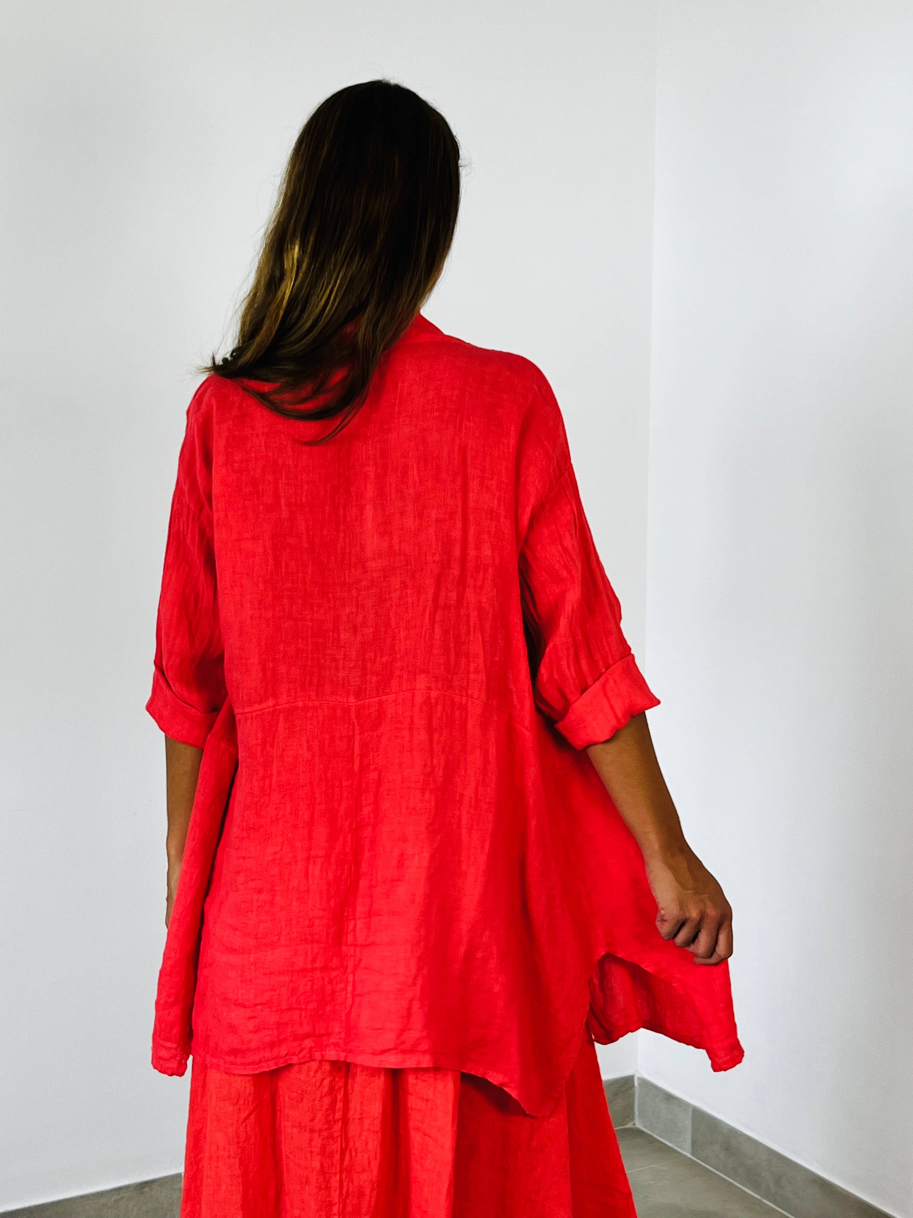 Linen & More - Venta al por mayor Chaqueta - Mujer - REF 13617 REBECA LARGO MEDIANO LINO 100%4