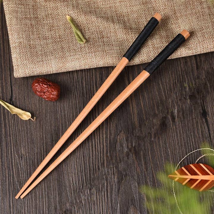 BlakOutlet – wholesale Chopsticks – Handmade Japanese Natural Chestnut Wood Sushi Chopsticks