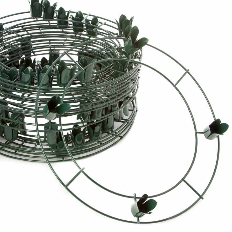 Factory Direct Craft - Wholesale Kaarsenhouder - Adventskrans Kandelaarvormen van Draad - 30,5 cm diameter1