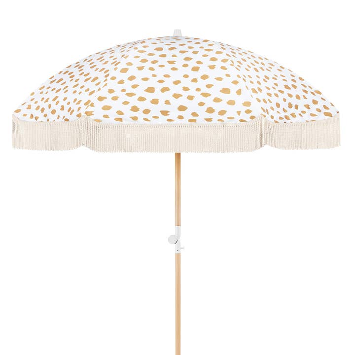 Golden Sands Beach Umbrella for wholesale by Sunday Supply Co.