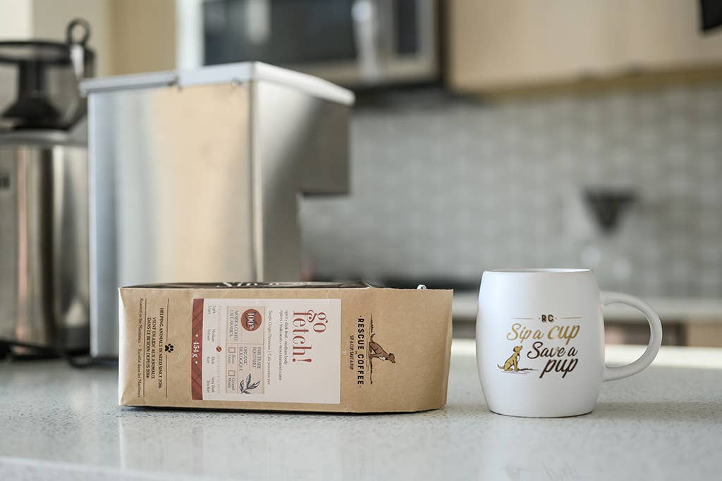 Rescue Coffee Co. - Wholesale Coffee Beans - Go Fetch! | Medium-Dark Roast | 1lb Bag | Organic Coffee3