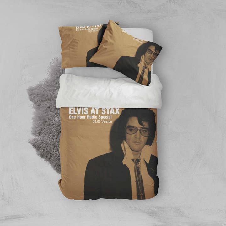 Ensemble de housse de couette 3D Elvis Presley avec taies d'oreiller 9 pour la vente par Jess Art Decoration