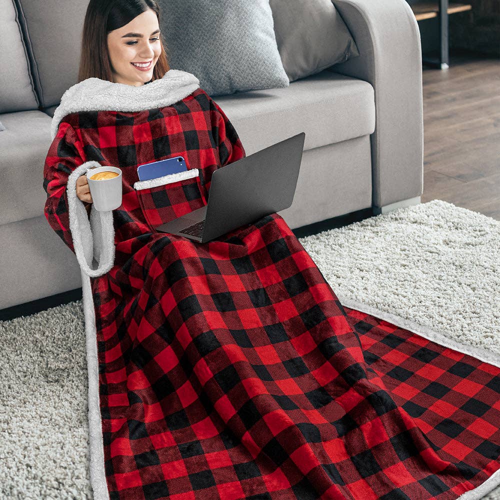 Pavilia - Vendita all'ingrosso Plaid - Coperta con maniche - Tasca applicata161