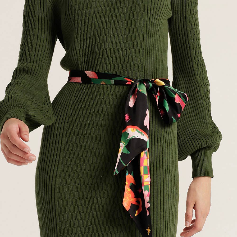 Love, Bonfire the Label - Wholesale Dress - Women's - Green Hills Long Sleeve Knit Dress3