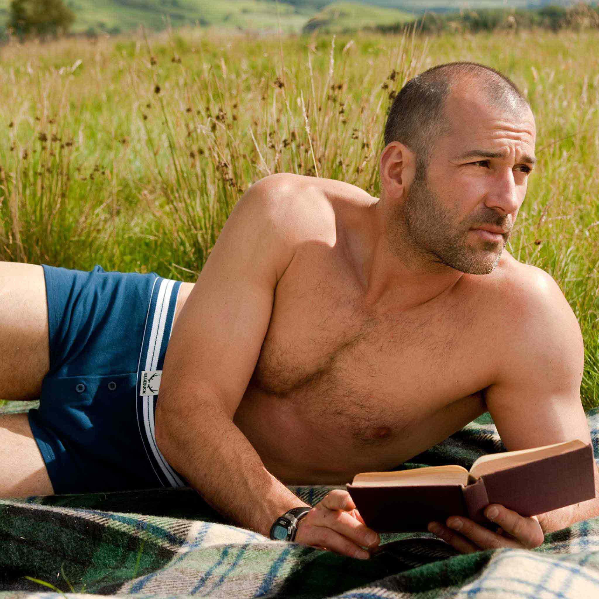 BLUEBUCK - Wholesale Underwear - Men's - organic cotton boxer - navy blue2